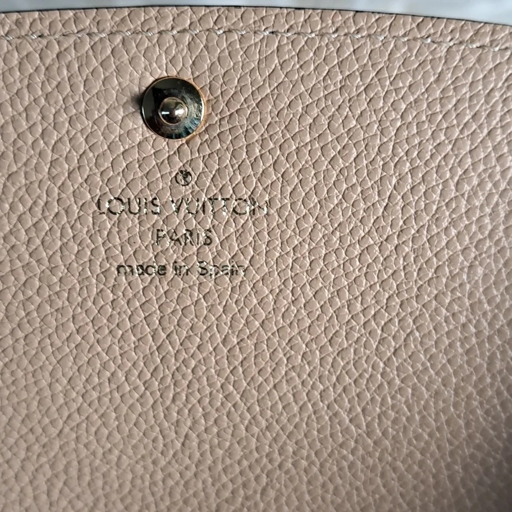 Louis Vuitton Black Monogram Empreinte Emilie Wallet